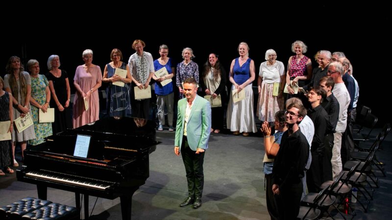 Chamber Choir in the Auden Theatre, directed by Gavin Roberts