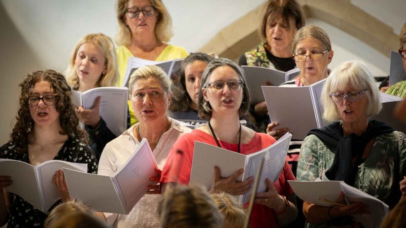 Mozart Requiem Choir Rehearsal