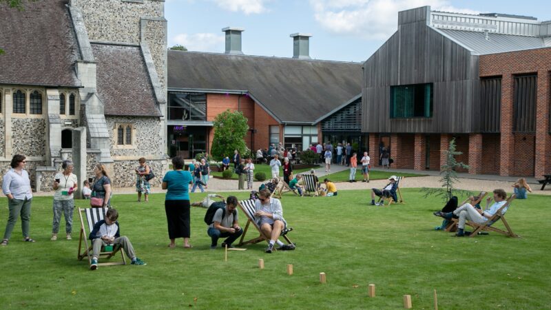 Busy On The Lawn