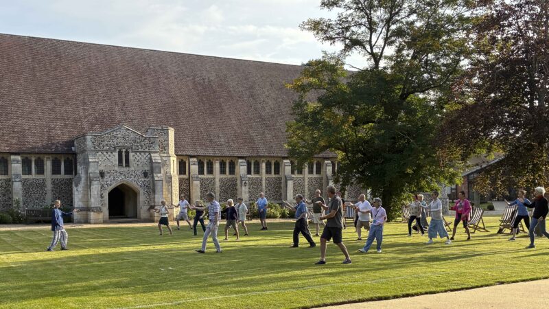 Tai Chi on The Chapel Lawn