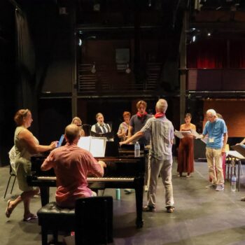 Opera Ensemble In Rehearsal